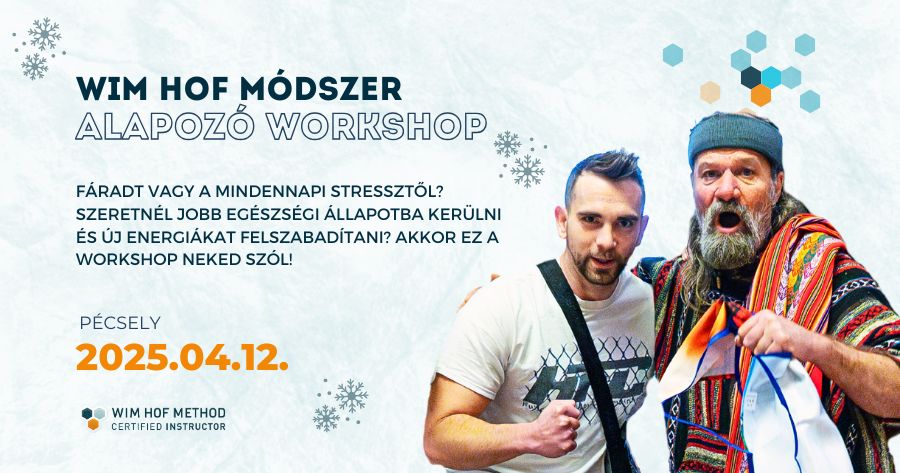 Wim Hof módszer tanfolyam Pécsely április